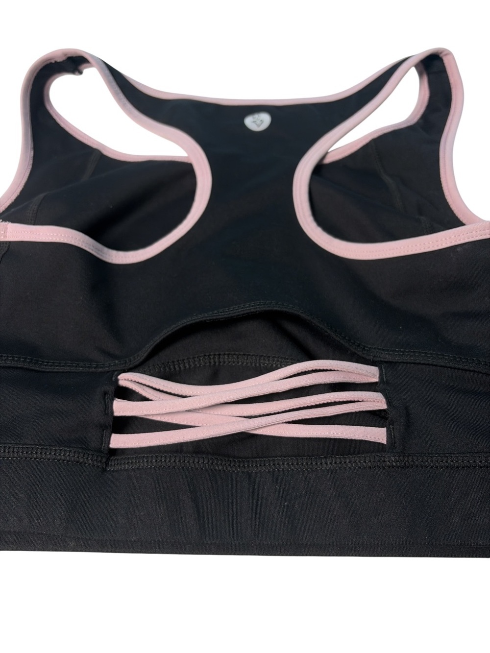 Torrid Active 1 Women Sports Bra Black Wireless Racerback Pullover - Picture 4 of 7